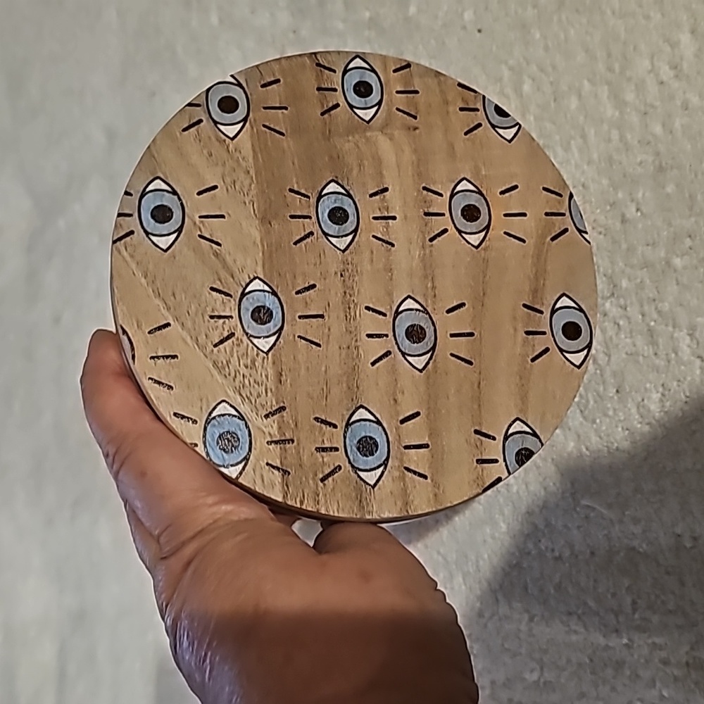 Candle With Evil Eye Cover